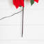 28 po Branche de poinsettia artificielle pré-éclairée avec 20 lumières DEL