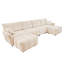 Canapé modulaire avec repose-pieds Upholstery-1333180073