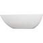 Baignoire autoportante de 67 po à surface solide, baignoire de trempage autoportante en résine d'ingénierie de luxe avec trop-plein et bonde escamotable pour salle de bain contemporaine, blanc mat 24S02-67MW