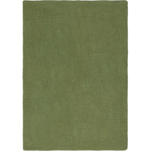 Solid Colour Wool Hand Woven Area Rug