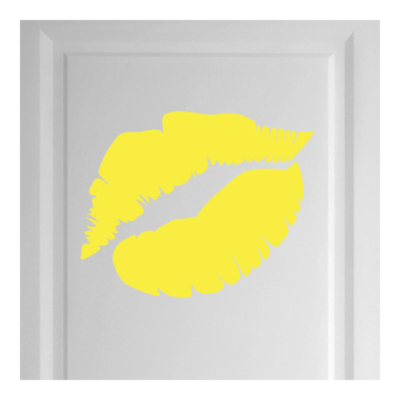 Wall Decal, Bright Yellow