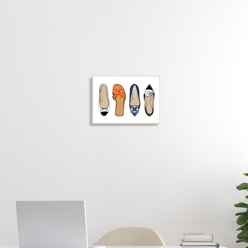 Pieds de mode «Chic Fashion Heels» - Impression, Plaque murale, H 10 po x l 15 po