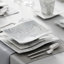 Piece Porcelain China Dinnerware Set - Service for 6