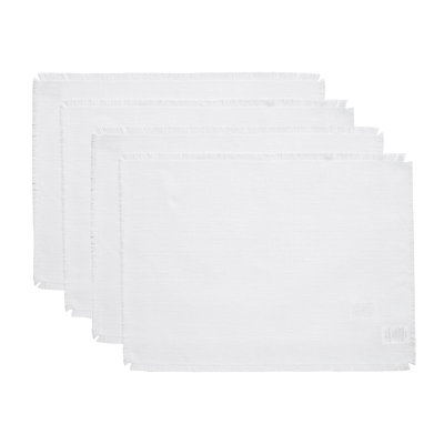 Fringe - 100% Pure Linen Placemats