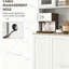 Microwave Cabinet with Adjustable Shelves,Tall Kitchen Pantry Cabinet,Kitchen Hutch
