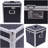 15'' H X 14.4'' W X 13.4'' D Lockable Vinyl Record Storage Box