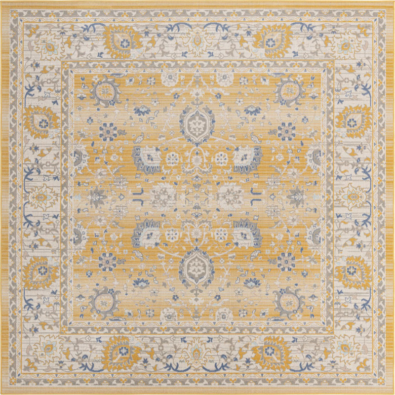 Denena Oriental Indoor Rug, Square 8'