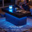Table basse électrique à plateau relevable avec éclairage et rangement à DEL-862086515