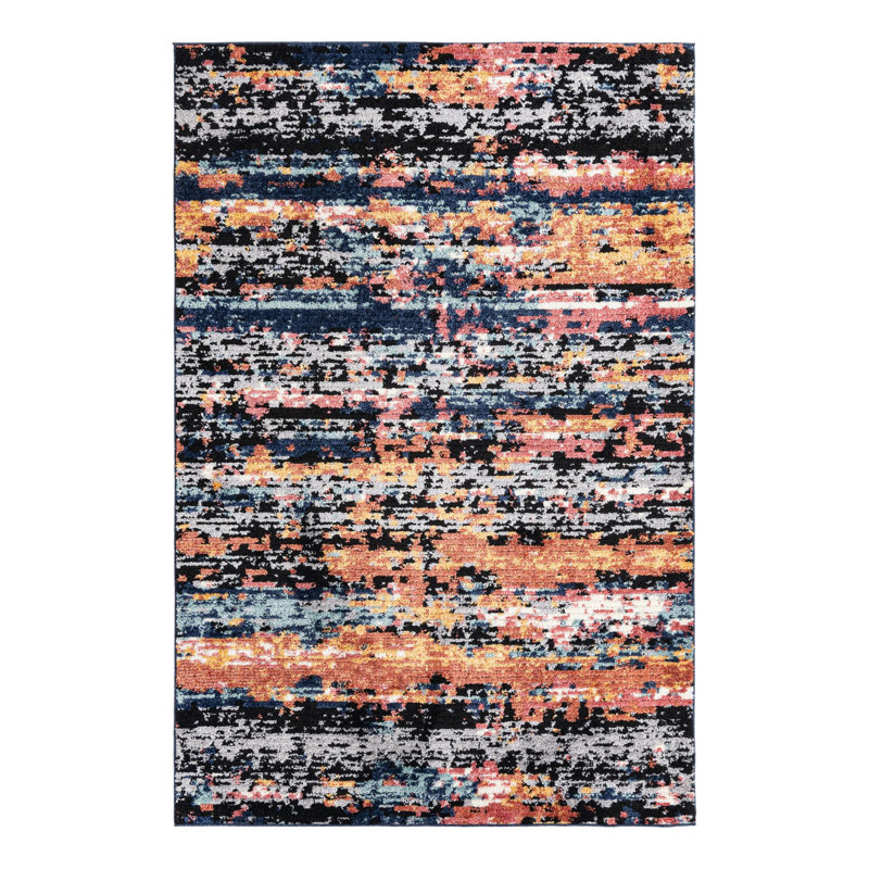 Alia Performance Multi colored Rug, Rectangle 6' x 9'