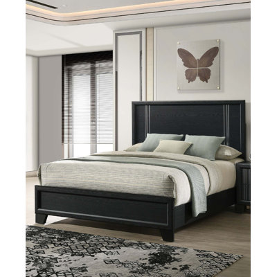 Contemporary Queen Panel Bed