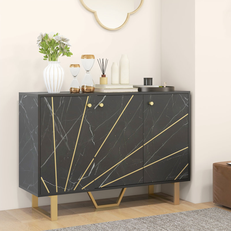 107cm Sideboard, Black
