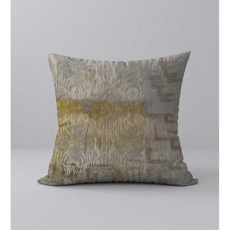 Geometric Reversible Throw Pillow, 18" x 18"