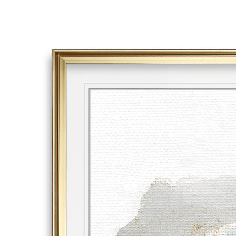 «Sand and Sky I», reproduction, H 23 po x l 23 po x p 1,5 po, Cadre doré