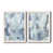 Toile avec cadre blanc
