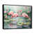 Black Floater Framed