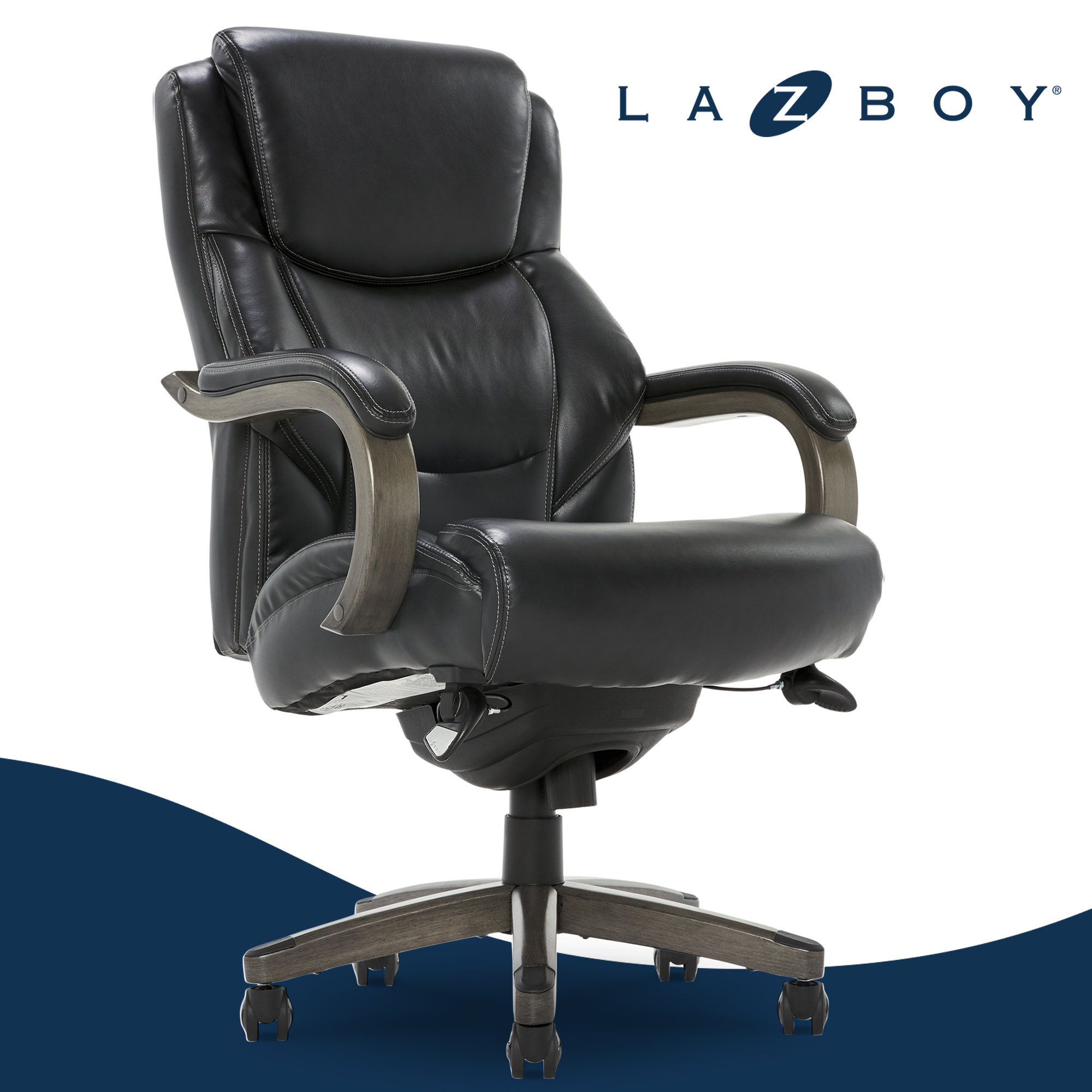 La-Z-Boy Delano Big Tall Executive Office Chair, Ergonomic Mid