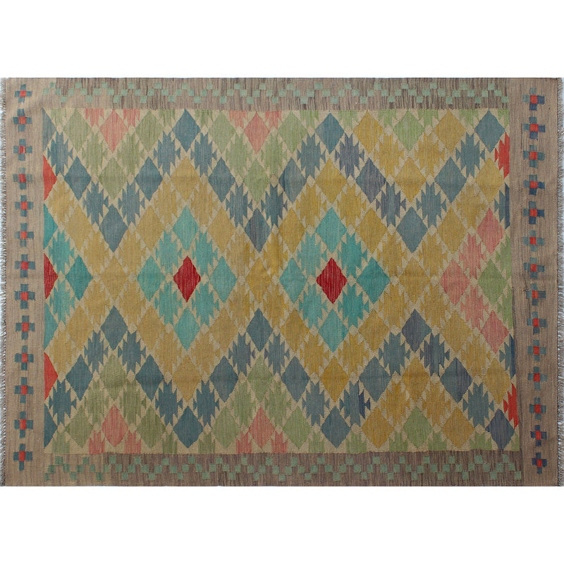 Benge Wool Geometric Indoor Rug