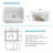 24"x 18"x 12" Undermount Quartz Laundry Sink Deep Undermount Granite Composite Utility Sink-121504276