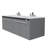 Ayanda 60" Led Floating Bathroom Double Vanity With Sink Combo, Gray-2142733423