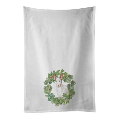 Ensemble de 2 essuie-tout Ibizan Hound Christmas