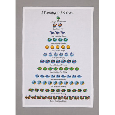 Serviette de cuisine A Florida Christmas