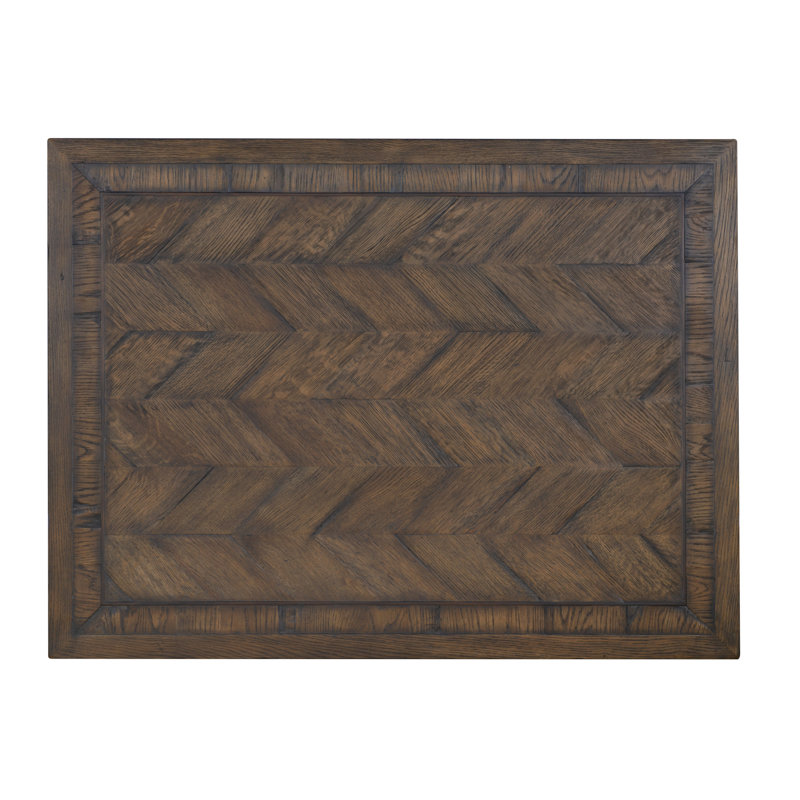 Camden Solid Wood Cocktail Table, Brown