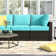 Larrissa Outdoor 6'' Cushion Cover
