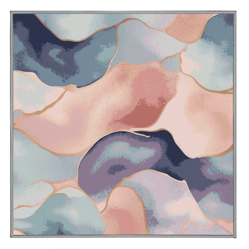 Rosewater Drift Rug, Round 8'