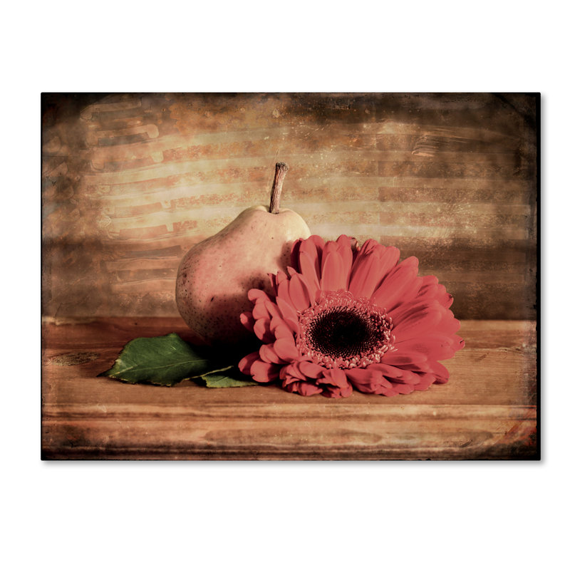 « cuisine poire 1 », reproduction d’impression sur toile tendue, H 14 po x l 19 po x P 2 po