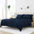 Simply Soft Brushed Microfiber Solid 6 Piece Sheet Set-24746547-24746560