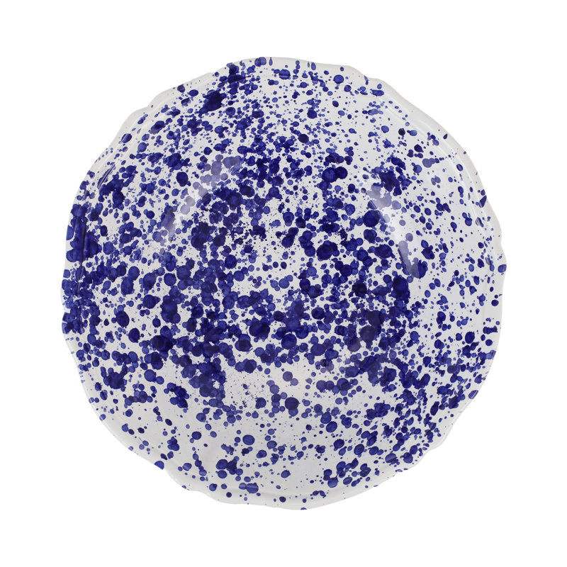 Amalfitana Terra Cotta Serving Bowl, Cobalt