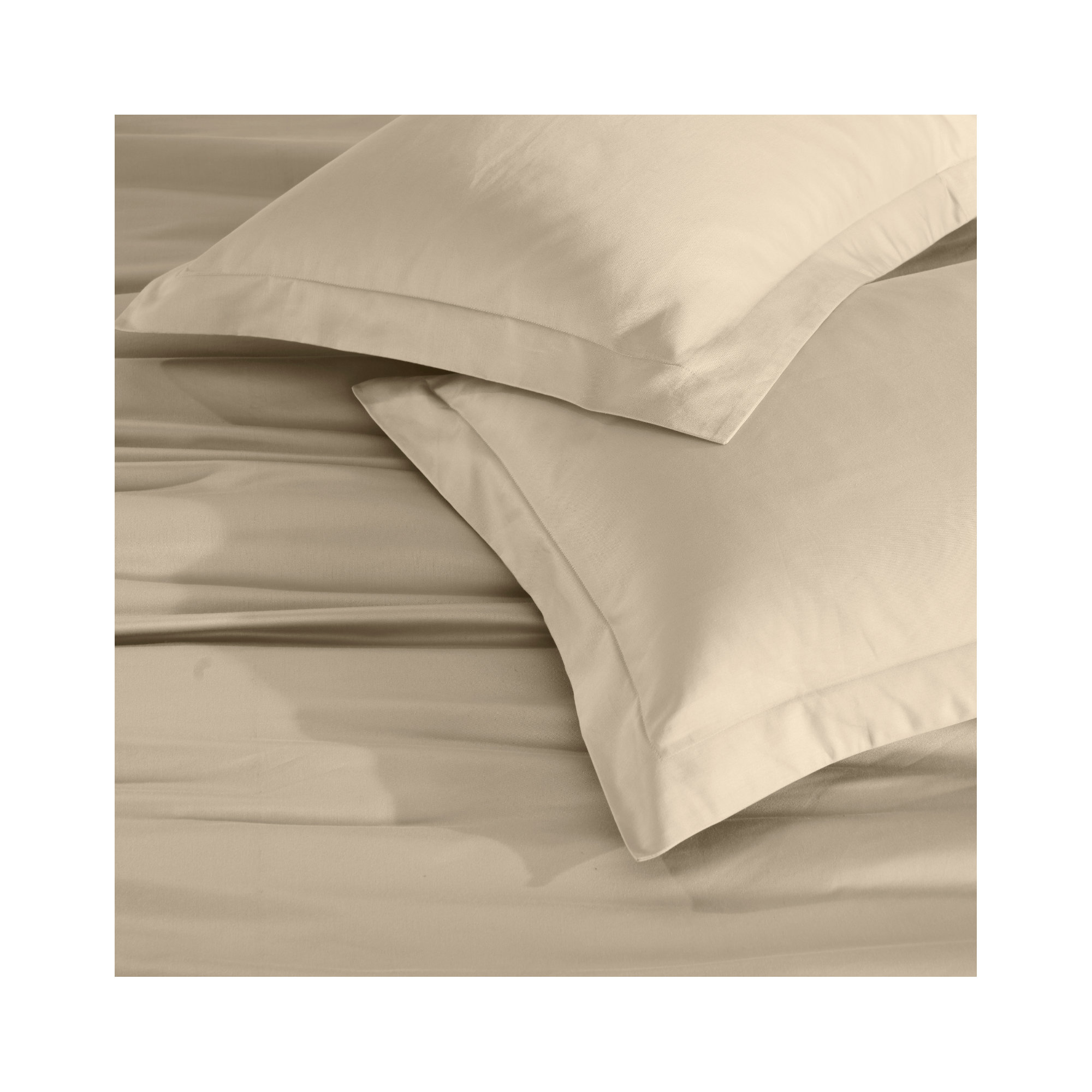 Cotton Duvet Cover Set, Linen, Full/Queen Duvet Cover + 2 Pillow Sham