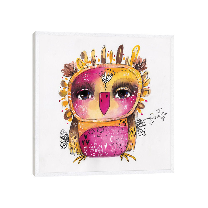 Qb Rosie by Tamara Laporte - Print on Canvas, White Framed, 93.98 cm H x 93.98 cm W