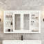 Armoire de salle de bain murale avec miroir et rangement-1143926154