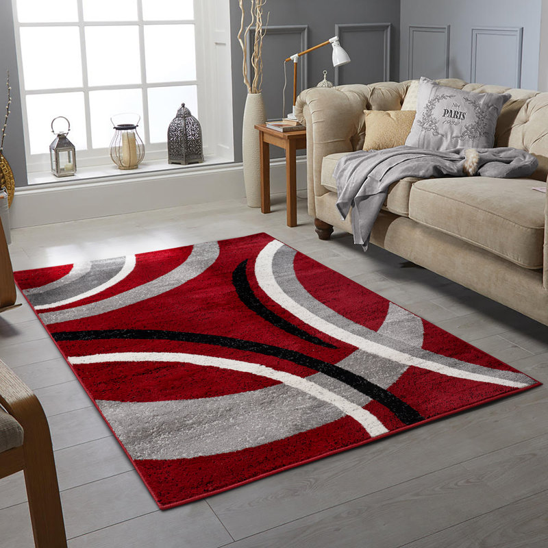 Heady Abstract Area Rug, Rectangle 160 x 230cm