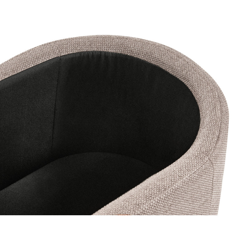 Fabric Upholstered Storage Bench, Beige