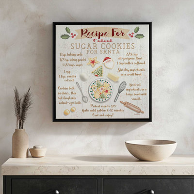 Sugar Cookie Recipe by Elizabeth Tyndall Art Print
