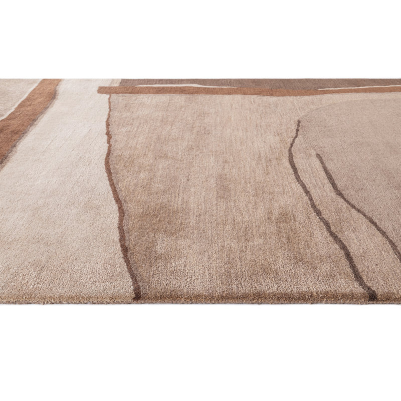 AllModern Shelby Hand-Tufted Wool Area Rug, Rectangle 7'9" x 9'9"