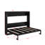Lit escamotable avec motif imprimé tendance, éclairage DEL sous le lit et prise USB intégrée, lit mural peu encombrant-1819423819-1819423829