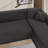 Thick Velvet L-Shaped Sofa Cover - Sectional Sofa Cover With 2 Throw Pillow Covers-439605147