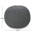 Pouf rond en coton
