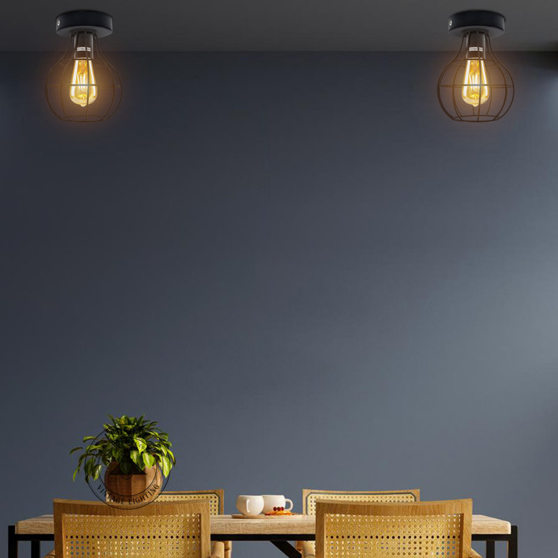 Amertown Semi Flush Mount, Yes