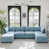 Chenille bleu antique sélectionné