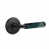 Satin Nickel/Green Marble Handle