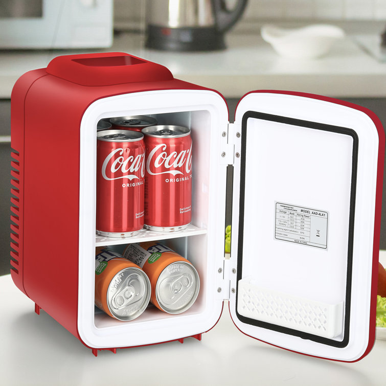 Coca Cola Mini Fridge (Polar Bear) 4 Liter/6 Can Portable Fridge