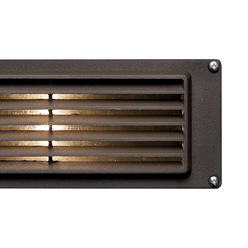 Deck Louvered Brown Low Voltage Deck Light