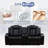 Breathing Leather Automatic Recliner Loveseat-1809190370