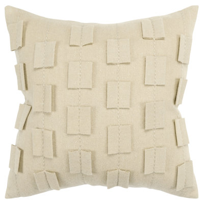  Square Wool Pillow Cover & Insert