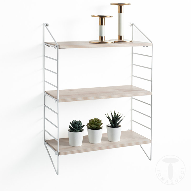 3 Piece Solid Wood Tiered Shelf