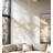 Paquette Mordern Gold 6 Light Chandelier-123223049